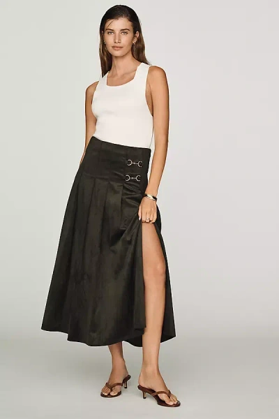 Sundays Bonnie Midi Skirt In Green