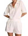 Sundays Brielle Polo In Coconut Milk In White