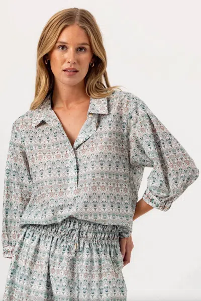 Sundays Brooklyn Shirt In Multicolor In Gray