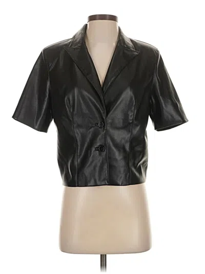 Pre-owned Sundays By Wearesundays Short Sleeve Blouse In Black