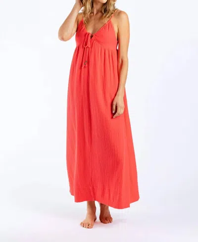 Sundays Candice Dress In Coral In Pink
