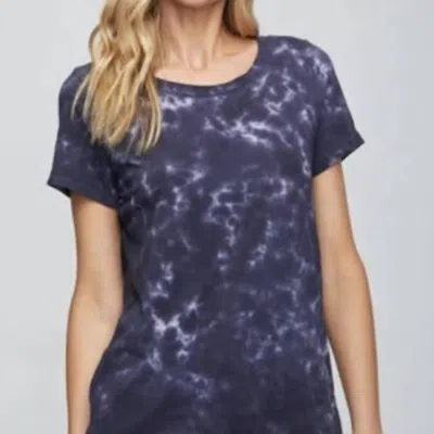 Sundays Cannon T-shirt In Navy Cloud Wash In Blue