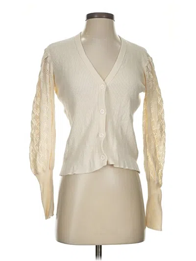 Pre-owned Sundays Cardigan Sweater In White