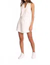Sundays The Carina Sleeveless Mini Dress In Coconut Milk In White