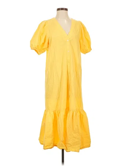 Pre-owned Sundays Casual Dress In Yellow