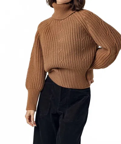 Sundays Cece Turtleneck Sweater In Tawn In Multi