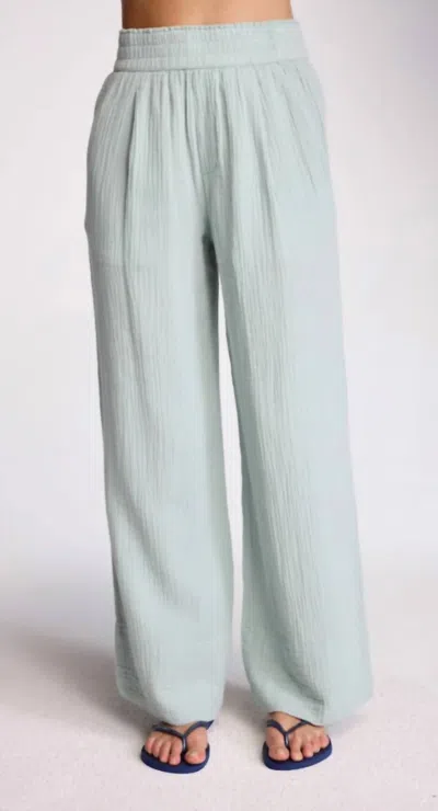 Sundays Ciara Pants In Surf Blue In White
