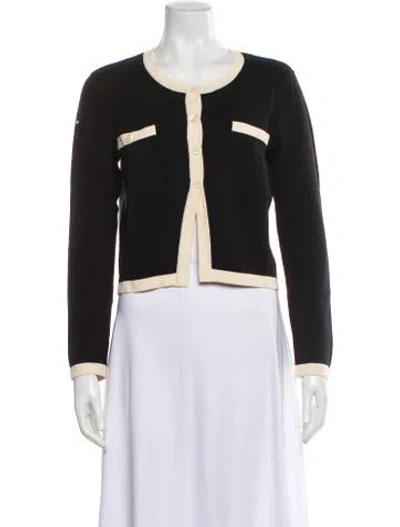 Pre-owned Sundays Colorblock Pattern Scoop Neck Sweater In Green