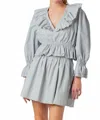 Sundays Constance Top In Blue Onyx Plaid In Green
