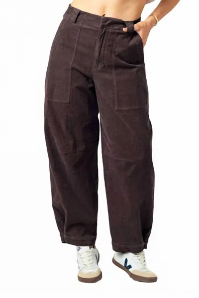 Sundays Corduroy Sawyer Pants In Chocolate Brown