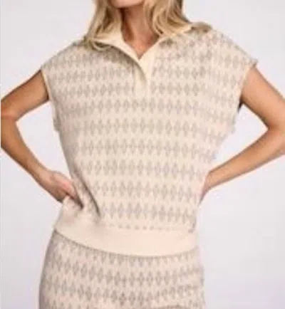 Sundays Cory Popover In Cream In Gray