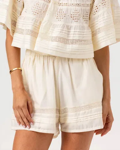 Sundays Cotton Silk Fuller Short In Whisper White In Neutral