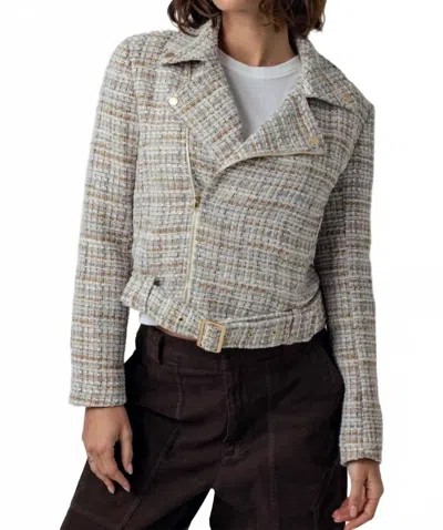 Sundays Cropley Tweed Jacket In Spice Boucle In Gray