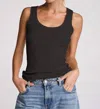 Sundays Danny Tank Top In Black In Gray