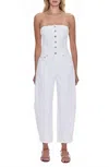 Sundays Daphne Jumpsuit In White In White