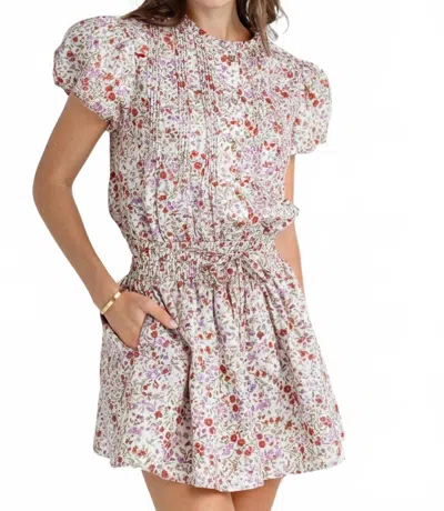 Sundays Dawson Dress In Garden Poppy In Multi