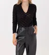 Sundays Delphine Polo In Black In Black