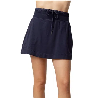 Sundays Drawstring Cheeky Length Skort In Navy