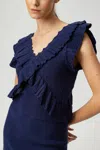 Sundays Ellowyn V Neckline Top In Navy