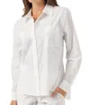Sundays Emmie Button Down Shirt In White