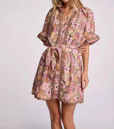 Sundays Evelyn Dress In Dusk Floral In Multi