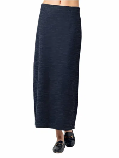 Sundays Filia Midi Skirt In Black In Blue