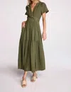 Sundays Fleet Dress In Olive In Green