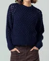 Sundays Fressia Knit Sweater In Navy In Blue