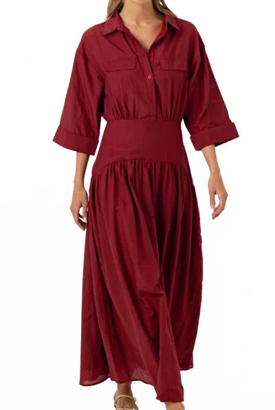 Sundays Gabriella Dress In Red