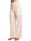 Sundays Garcia Pants In Cream Crochet In Neutral
