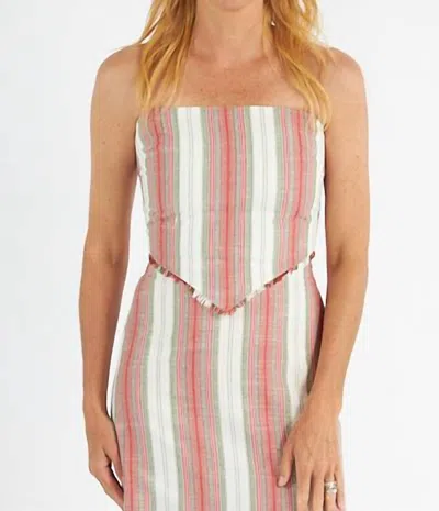 Sundays Gina Classic Bandana Top In Sunshine Stripe