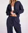 Sundays Haylen Jacket In Navy In Blue