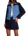 Sundays Hendrix Jacket In Navy In Blue