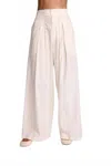 Sundays Irene Pants In Whisper White In Pink