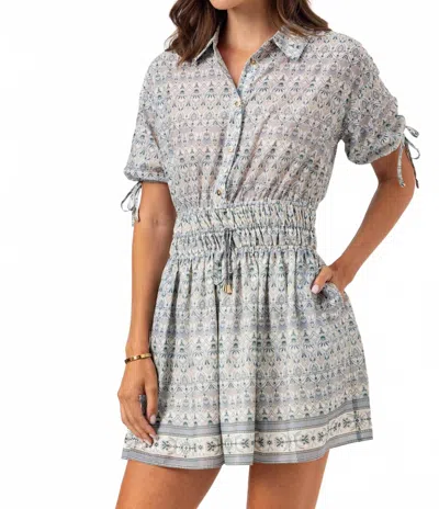 Sundays Isana Dress In Damas Skywash In Blue