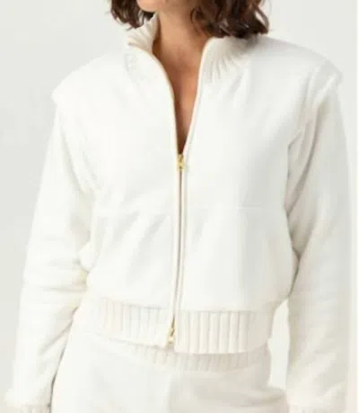 Sundays Issey Jacket In Coconut Milk In White
