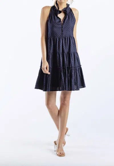 Sundays Jaime Mini Dress In Navy In Blue