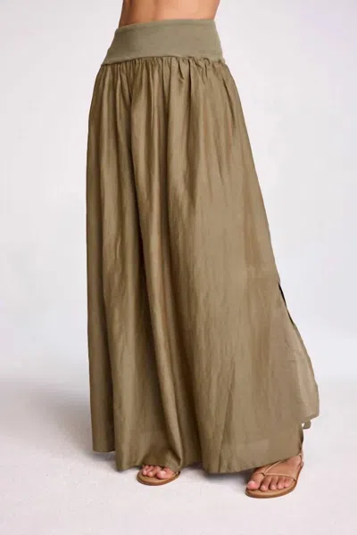 SUNDAYS JONES MAXI SKIRT IN MOSS