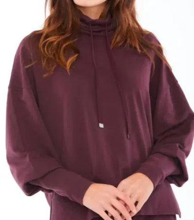 Sundays Juna Long Sleeve Top In Berry In Multi