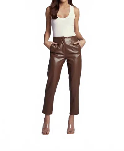Sundays Keaton Pants In Chocolate Brown In Multi