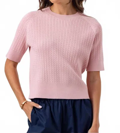 Sundays Kendra Crew Neck Sweater In Pink Petal