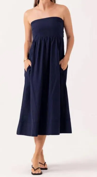 Sundays Kenny Dress In Navy In Blue