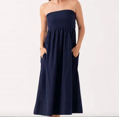Sundays Kenny Dress In Navy In Blue