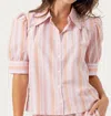 Sundays Klariza Stripe Top In Sardinia