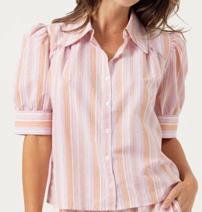 Sundays Klariza Stripe Top In Sardinia