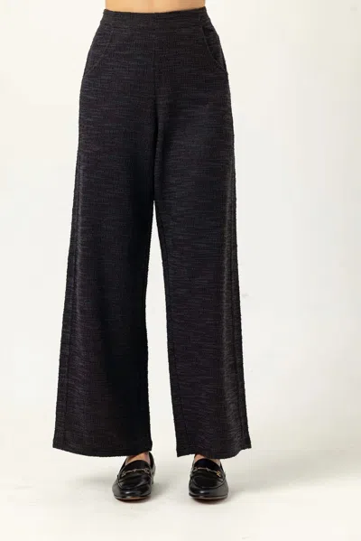 Sundays Knit Boucle Porter Pants In Black