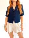 Sundays Kyla Blazer In Navy In Blue
