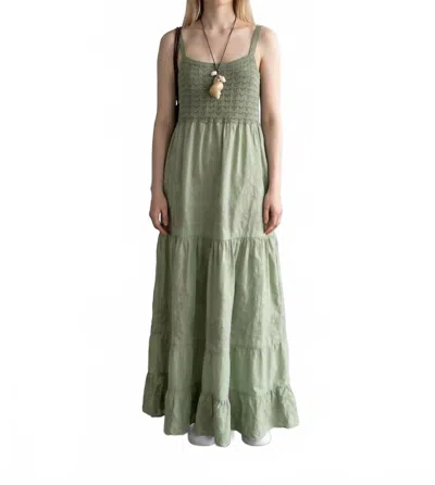 Sundays Lacie Dress In Seafoam Grey In Multi