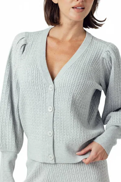 Sundays Lavinia Cardigan In Ice Heather Grey In Multi
