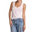 Sundays Linen Danny Tank In White
